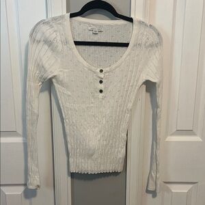 American Eagle Outfitters White Sweater